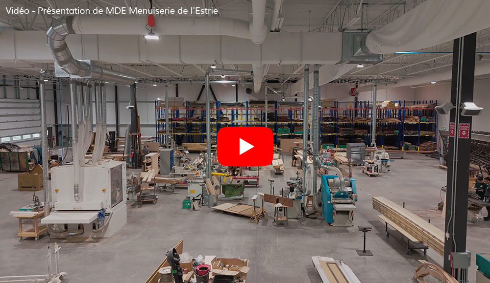 Présentation de MDE Menuiserie de l'Estrie